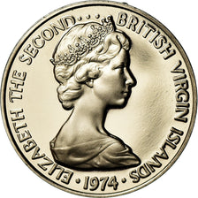 Coin, BRITISH VIRGIN ISLANDS, Elizabeth II, 5 Cents, 1974, Franklin Mint