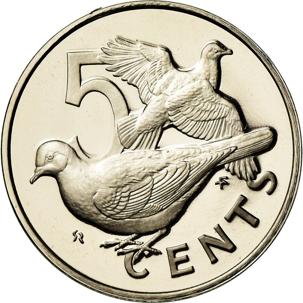Coin, BRITISH VIRGIN ISLANDS, Elizabeth II, 5 Cents, 1974, Franklin Mint