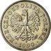 Moeda, Polónia, 100 Zlotych, 1990, Warsaw, VF(30-35), Cobre-níquel, KM:214