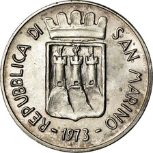 Coin, San Marino, 500 Lire, 1973, AU(55-58), Silver, KM:29