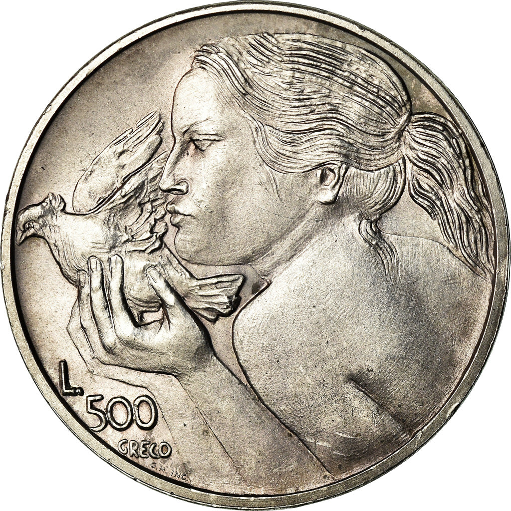 Coin, San Marino, 500 Lire, 1973, AU(55-58), Silver, KM:29