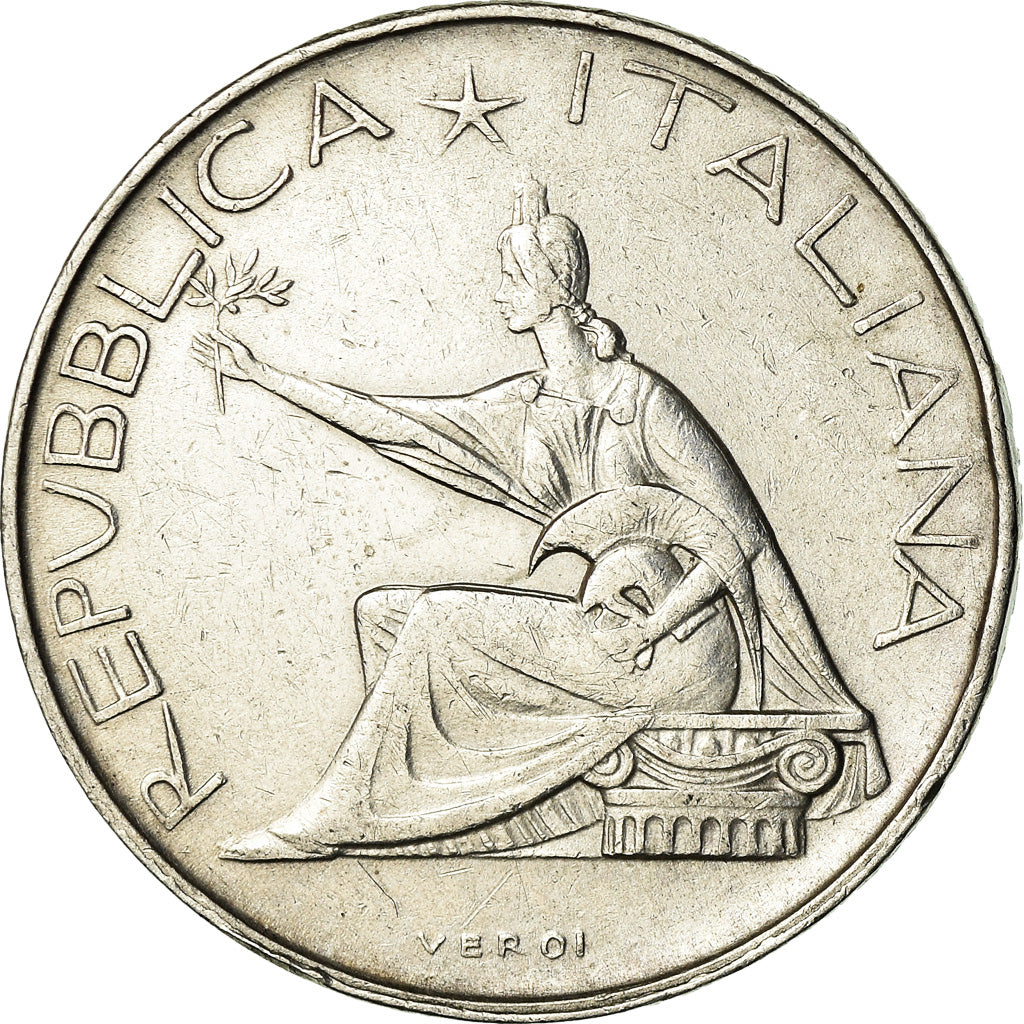 Coin, Italy, 500 Lire, 1961, Rome, EF(40-45), Silver, KM:99