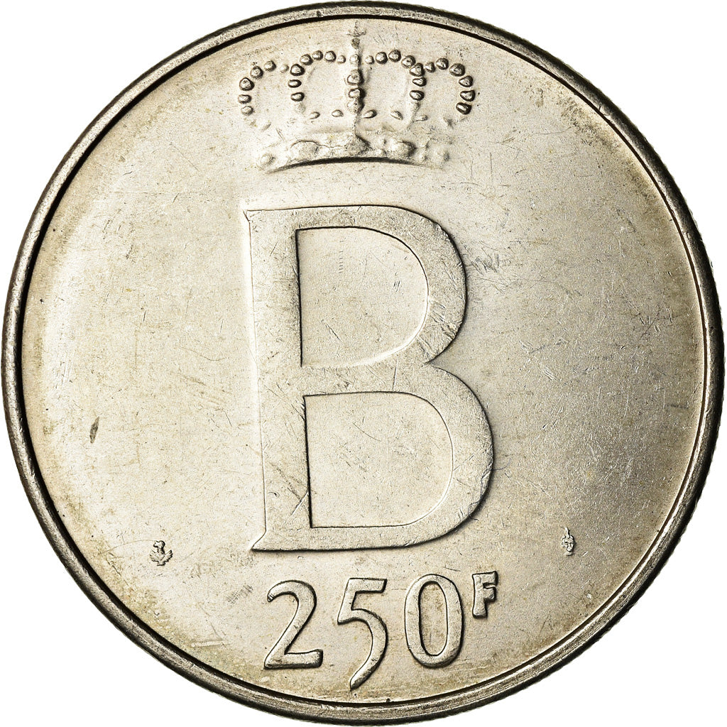 Coin, Belgium, 250 Francs, 250 Frank, 1976, Brussels, AU(55-58), Silver