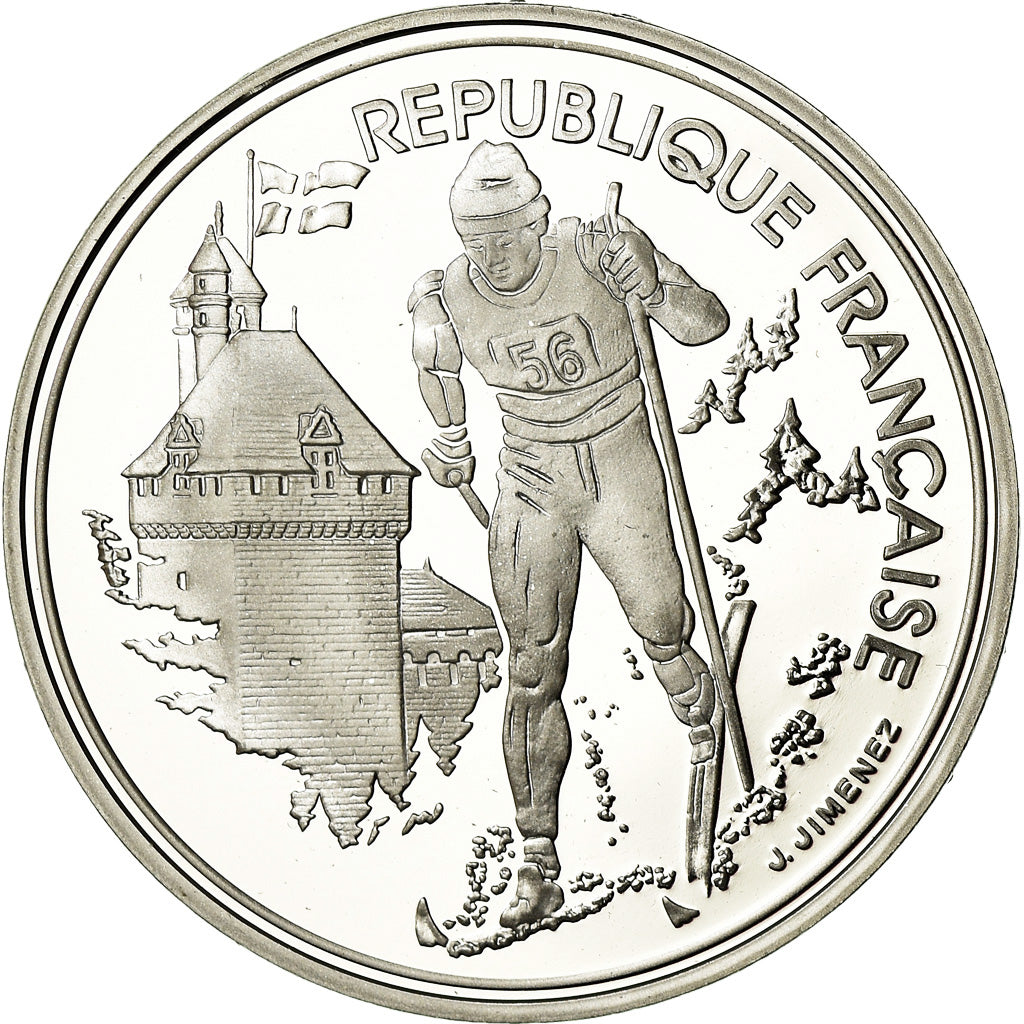 Coin, France, 100 Francs, 1991, BE, MS(65-70), Silver, KM:994, Gadoury:C18