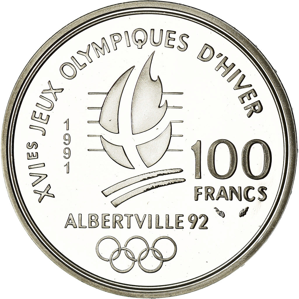 Coin, France, 100 Francs, 1991, BE, MS(65-70), Silver, KM:994, Gadoury:C18