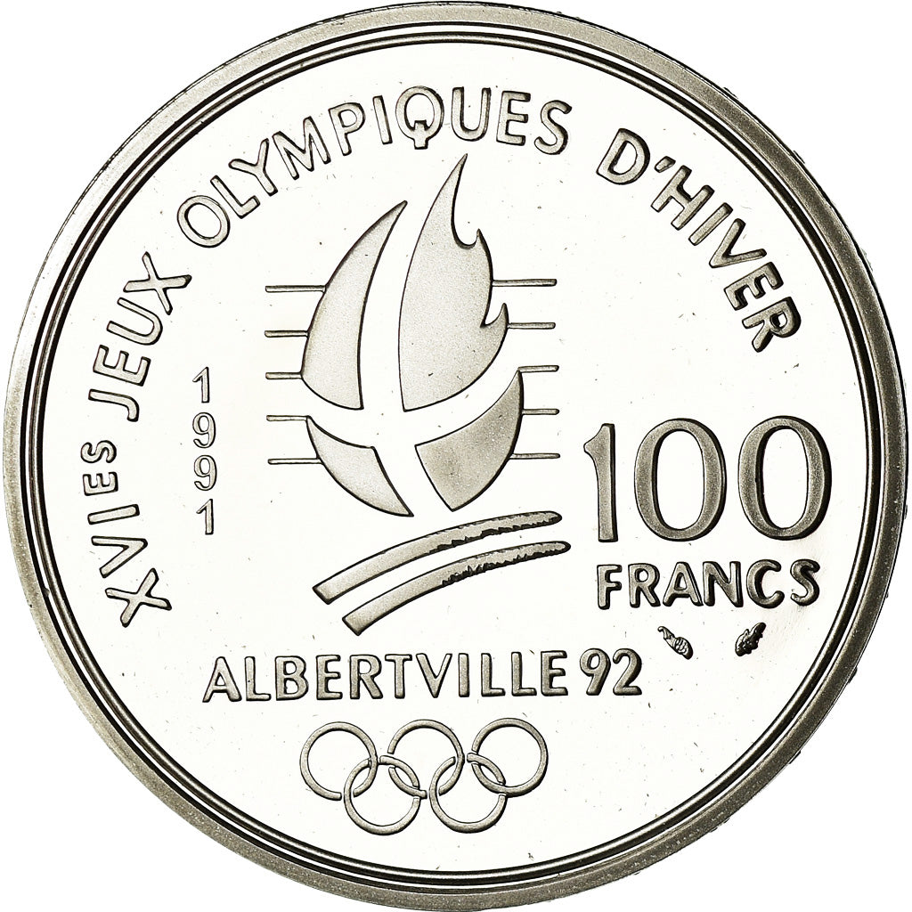Coin, France, 100 Francs, 1991, BE, MS(65-70), Silver, KM:995, Gadoury:C20