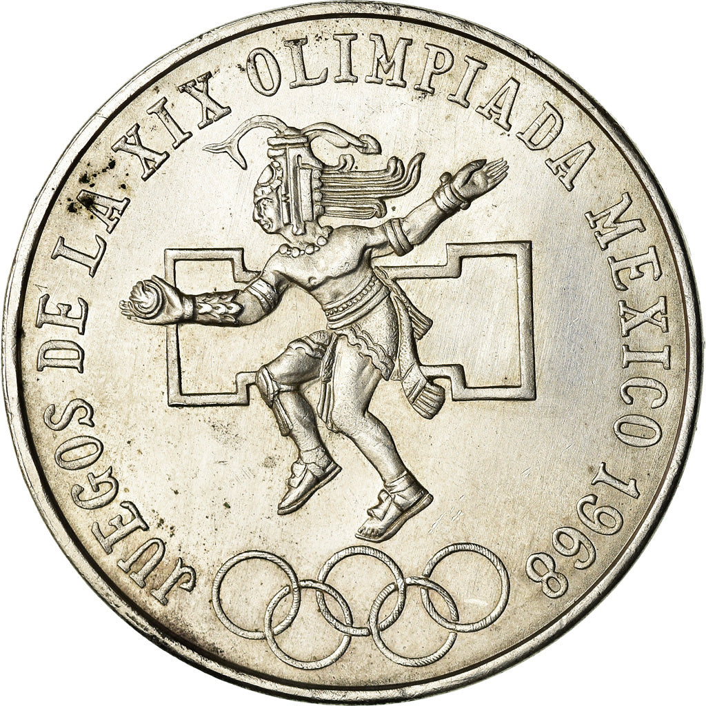 Moneta, Messico, 25 Pesos, 1968, Mexico City, BB, Argento, KM:479.1