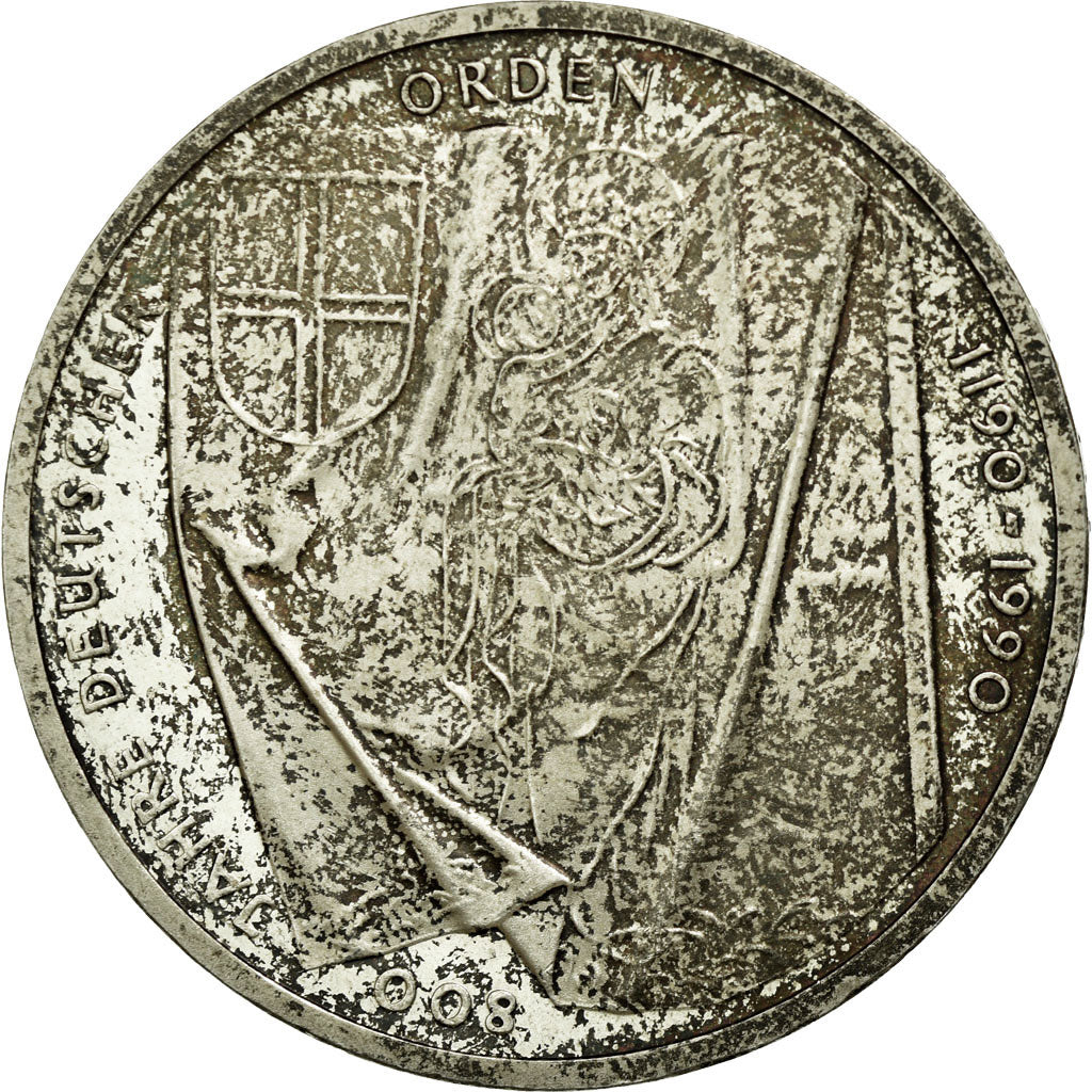 Coin, GERMANY - FEDERAL REPUBLIC, 10 Mark, 1990, Hamburg, Germany, MS(60-62)