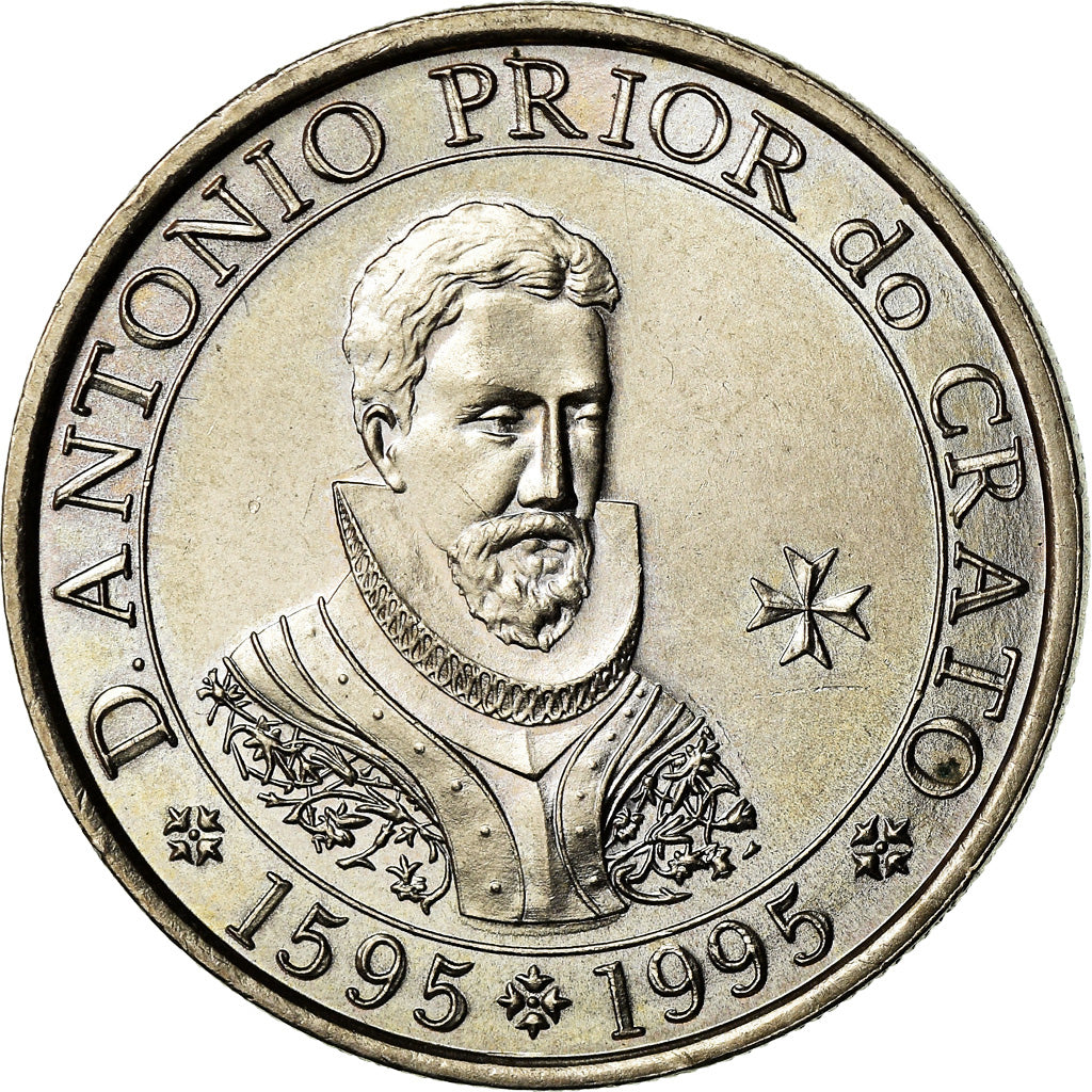 Münze, Portugal, 400th Anniversary - Antonio Prior de Crato, 100 Escudos, 1995