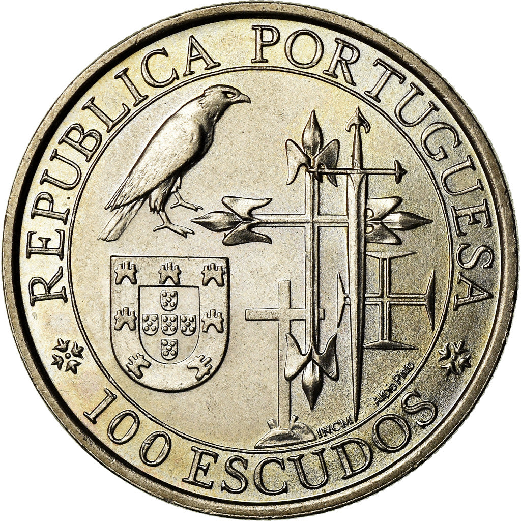 Münze, Portugal, 400th Anniversary - Antonio Prior de Crato, 100 Escudos, 1995