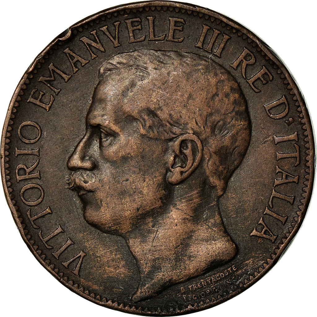 Moneta, Włochy, Vittorio Emanuele III, 10 Centesimi, 1911, Rome, EF(40-45)