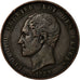Moneta, Belgio, 10 Centimes, 1853, BB, Rame, KM:1.1