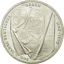 Moneta, Niemcy - RFN, 10 Mark, 1990, Hamburg, Germany, MS(63), Srebro, KM:176