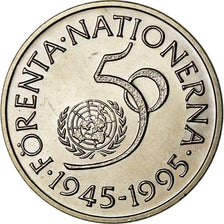 Coin, Sweden, Carl XVI Gustaf, 5 Kronor, 1995, AU(50-53), Copper-Nickel Clad