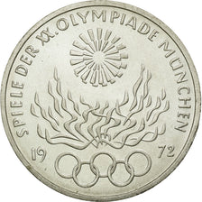 Coin, GERMANY - FEDERAL REPUBLIC, 10 Mark, 1972, Stuttgart, MS(60-62), Silver
