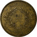 Moneta, Tunisia, Anonymous, 2 Francs, 1941, Paris, VF(20-25), Aluminium-Brąz