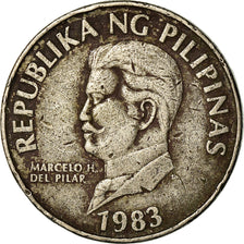 Coin, Philippines, 50 Sentimos, 1983, VF(30-35), Copper-nickel, KM:242.1