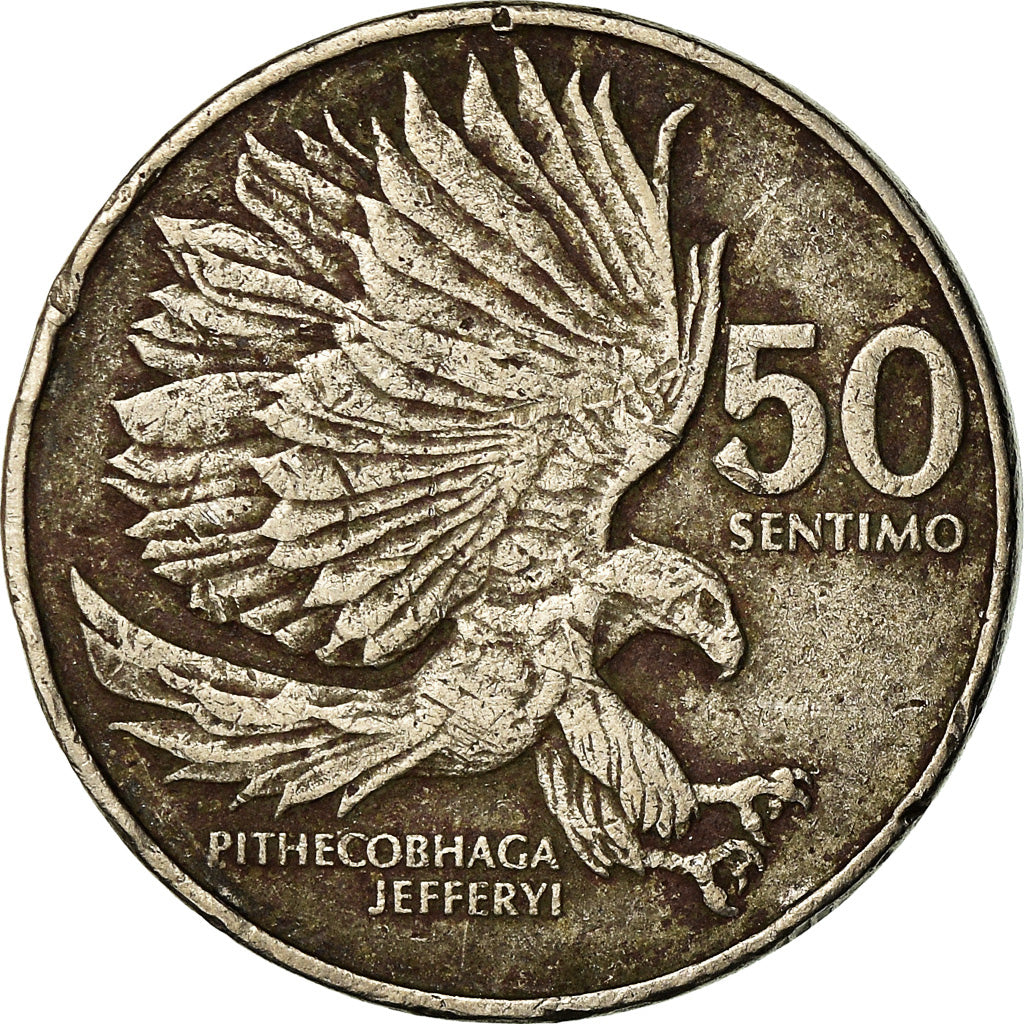 Coin, Philippines, 50 Sentimos, 1983, VF(30-35), Copper-nickel, KM:242.1