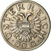 Moneda, Austria, 50 Groschen, 1935, EBC+, Cobre - níquel, KM:2854