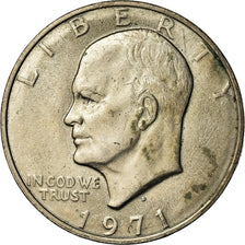 Coin, United States, Eisenhower Dollar, Dollar, 1971, U.S. Mint, Denver