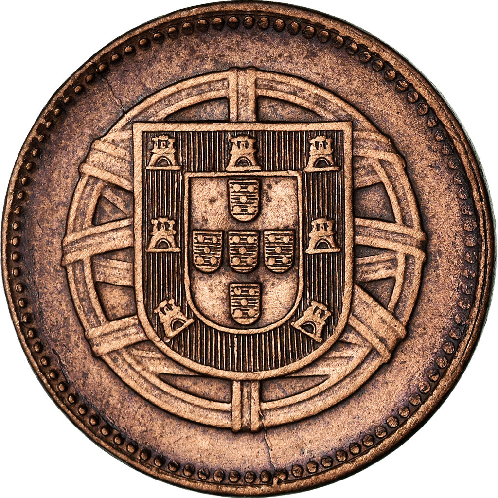 Coin, Portugal, 2 Centavos, 1920, EF(40-45), Bronze, KM:568