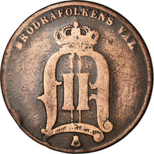 Münze, Schweden, Oscar II, 5 Öre, 1882, SGE+, Bronze, KM:736
