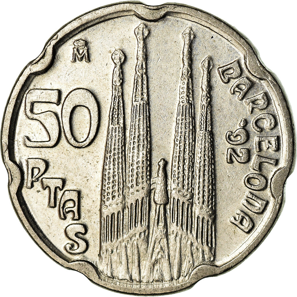 Monnaie, Espagne, Juan Carlos I, 50 Pesetas, 1992, Madrid, TTB, Copper-nickel