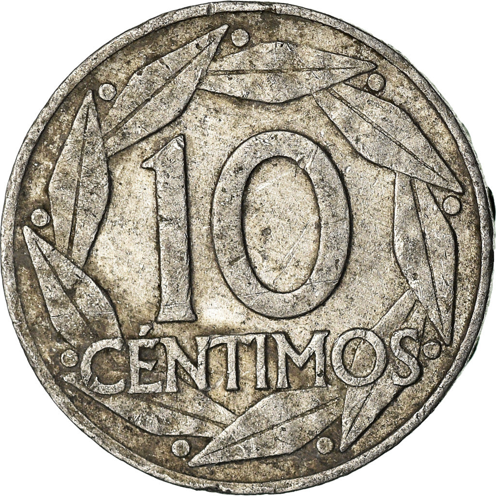 Moeda, Espanha, Francisco Franco, caudillo, 10 Centimos, 1959, EF(40-45)