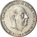 Coin, Spain, Francisco Franco, caudillo, 50 Centimos, 1967, EF(40-45), Aluminum