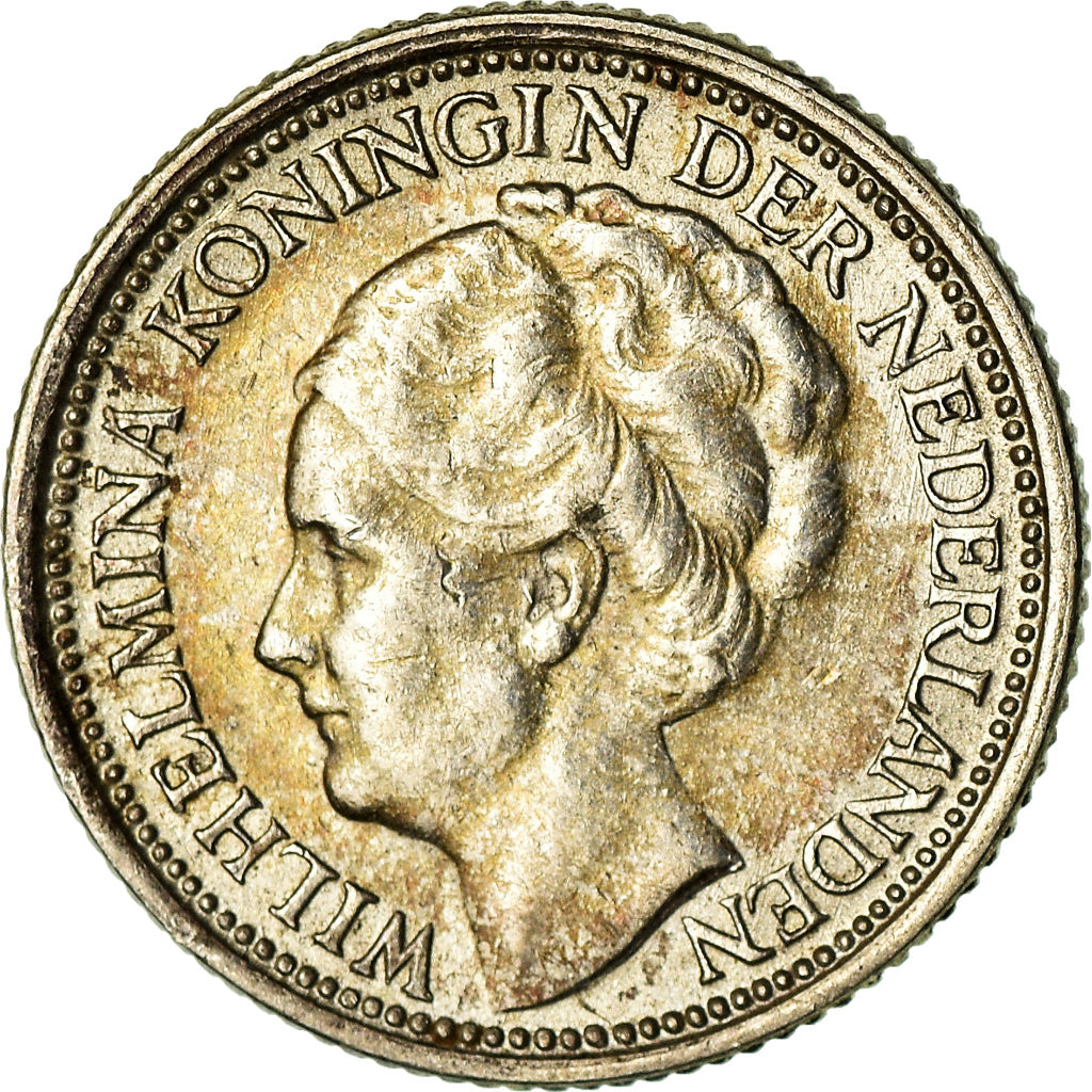 Monnaie, Pays-Bas, Wilhelmina I, 10 Cents, 1941, SUP, Argent, KM:163