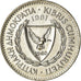 Coin, Cyprus, 100 Mils, 1981, AU(55-58), Copper-nickel, KM:42