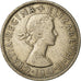 Münze, Großbritannien, Elizabeth II, Florin, Two Shillings, 1962, S+