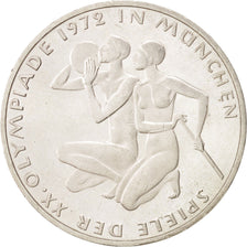 Coin, GERMANY - FEDERAL REPUBLIC, 10 Mark, 1972, Karlsruhe, MS(60-62), Silver