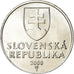 Münze, Slowakei, 10 Halierov, 2000, UNZ, Aluminium, KM:17