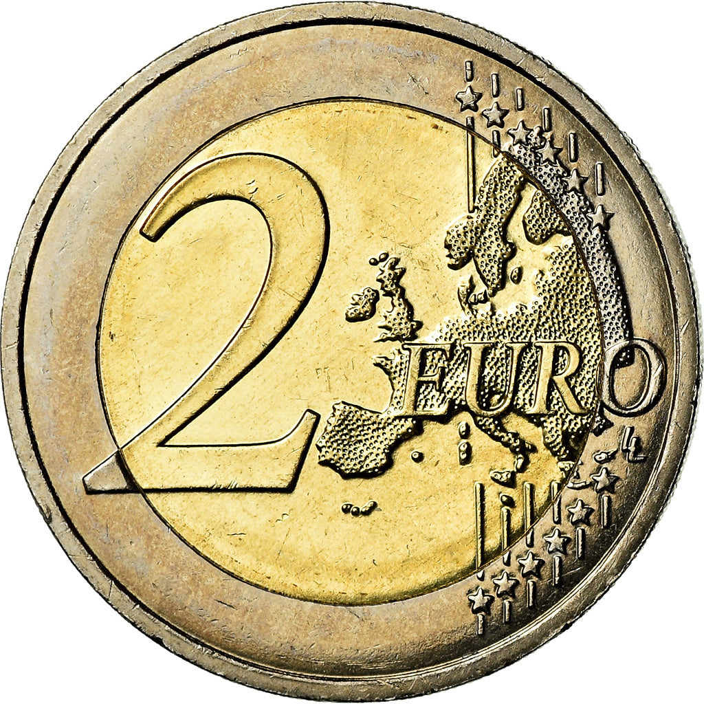 Monaco, 2 Euro, Prince Albert, 2012, AU(55-58), Bi-Metallic, Gadoury:MC 195