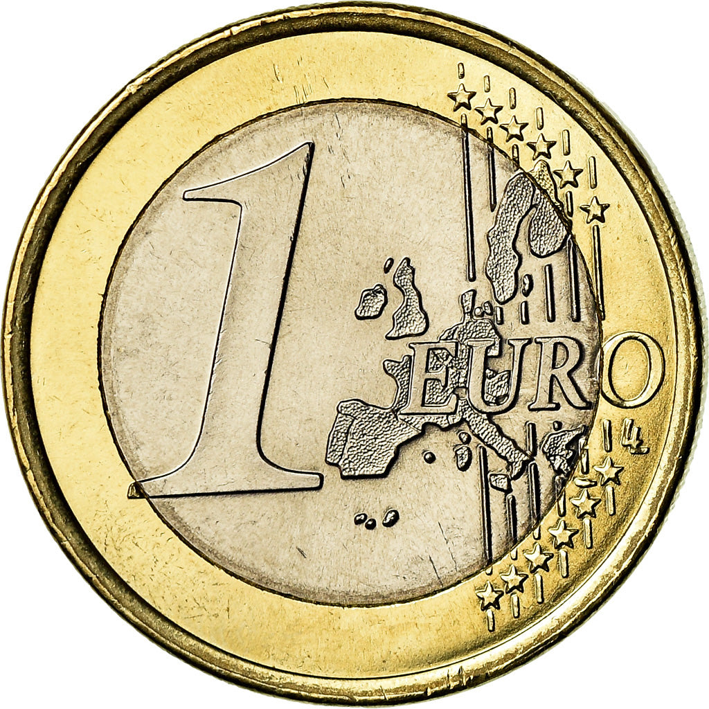 Monaco, Euro, 2001, MS(60-62), Bi-Metallic, Gadoury:MC178, KM:173