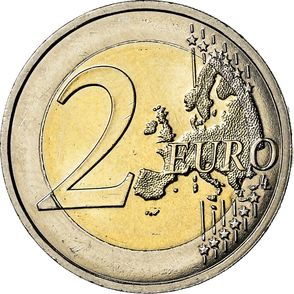 France, 2 Euro, 25e Anniversaire du ruban rose, 2017, SUP, Bi-Metallic