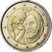 Francia, 2 Euro, Auguste Rodin, 2017, BB+, Bi-metallico, Gadoury:25, KM:New