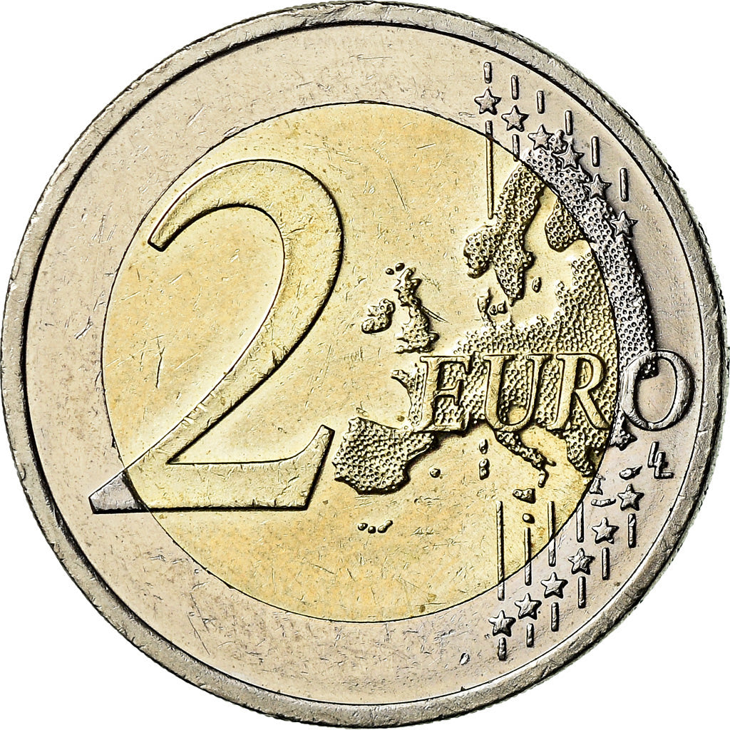 Alemanha, 2 Euro, 25 years, 2015, EF(40-45), Bimetálico