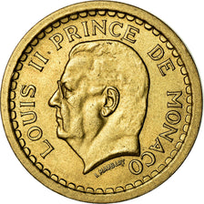 Coin, Monaco, 2 Francs, Undated (1943), Poissy, AU(55-58), Cupro-Aluminium