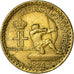 Münze, Monaco, Louis II, Franc, 1924, Poissy, S+, Aluminum-Bronze, KM:111