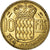Moeda, Mónaco, Rainier III, 10 Francs, 1950, AU(55-58), Alumínio-Bronze