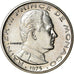 Coin, Monaco, Rainier III, 1/2 Franc, 1975, FDC, MS(65-70), Nickel, KM:145