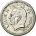 Coin, Monaco, Louis II, 2 Francs, 1943, Poissy, AU(50-53), Aluminum, KM:121