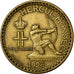 Coin, Monaco, Louis II, 2 Francs, 1926, Poissy, AU(50-53), Aluminum-Bronze