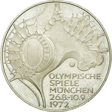 Coin, GERMANY - FEDERAL REPUBLIC, 10 Mark, 1972, Stuttgart, MS(60-62), Silver