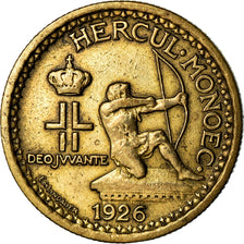 Monnaie, Monaco, Louis II, 50 Centimes, 1926, Poissy, TB+, Aluminum-Bronze