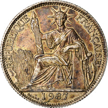 Moneta, INDOCINA FRANCESE, 20 Cents, 1937, Paris, BB, Argento, KM:17.2