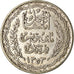 Coin, Tunisia, Ahmad Pasha Bey, 20 Francs, 1934, Paris, EF(40-45), Silver