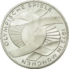 Coin, GERMANY - FEDERAL REPUBLIC, 10 Mark, 1972, Karlsruhe, MS(60-62), Silver